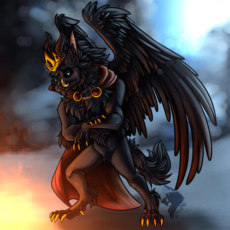 Example of blended shading