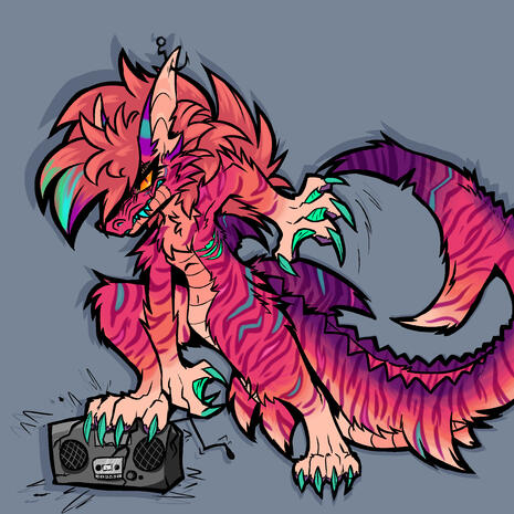 Example of flat color